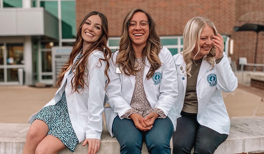 Faith and Friends in White Coats